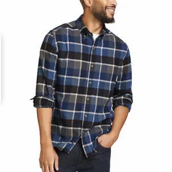 Eddie Bauer Men's Plaid Flannel Shirt -  Small - Picture 7 of 10